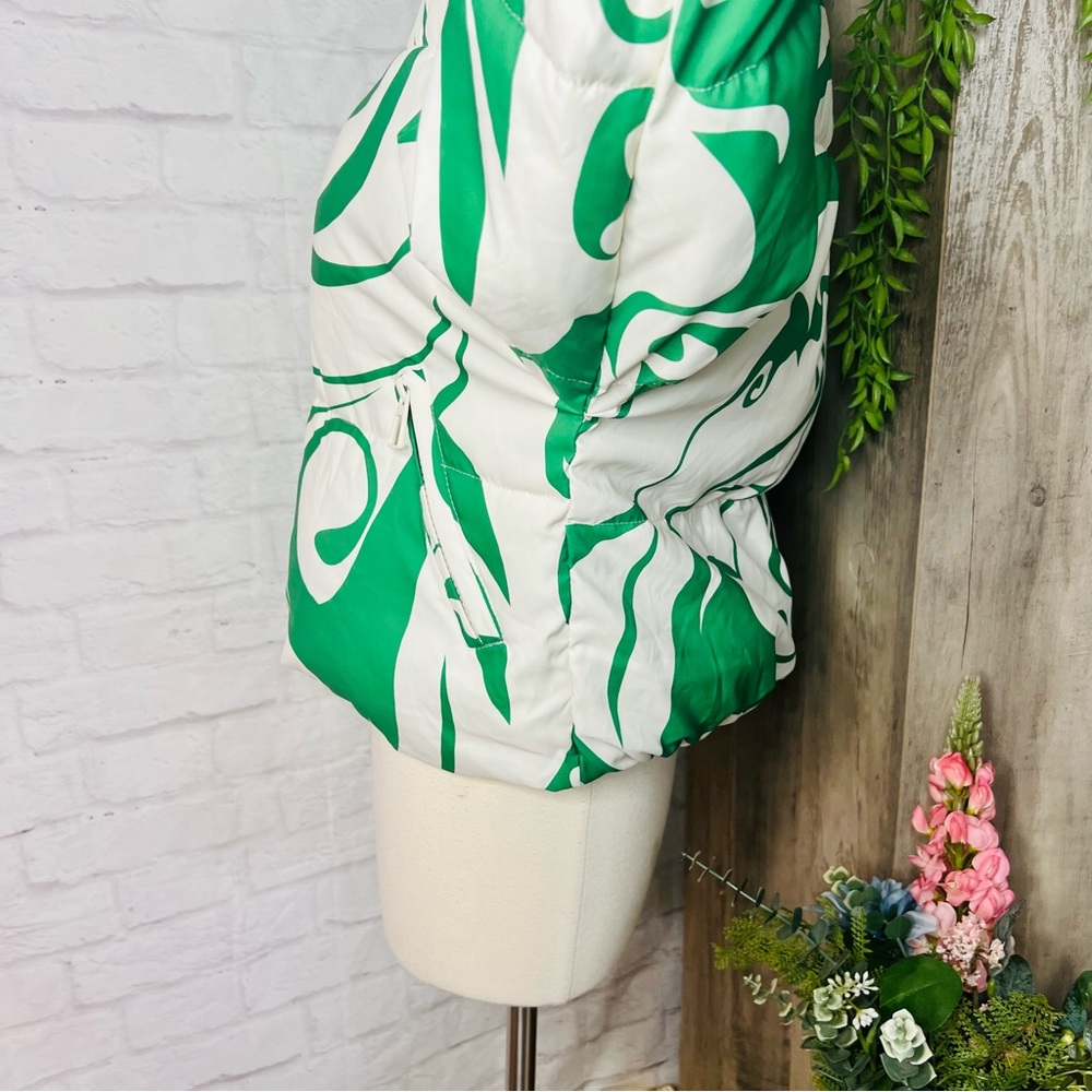 Geo Print Puffer Jacket - Picture 4 of 13